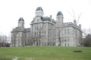 Buildings on Syracuse University campus