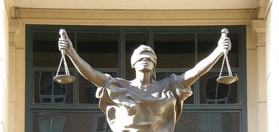 Lady Justice with scales