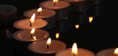 Photo of lit candles