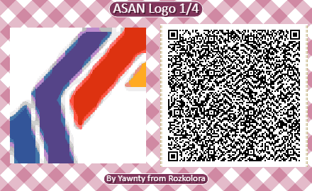 QR code for Part 1/4 of 2x2 Animal Crossing pattern