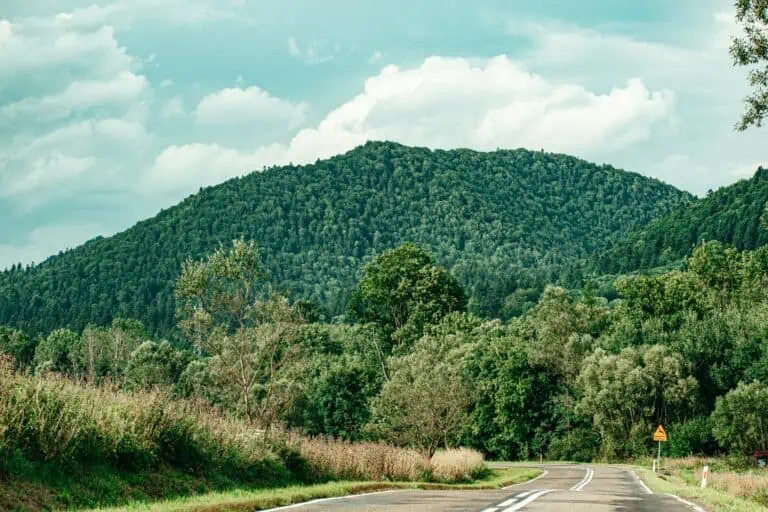 a mountain road